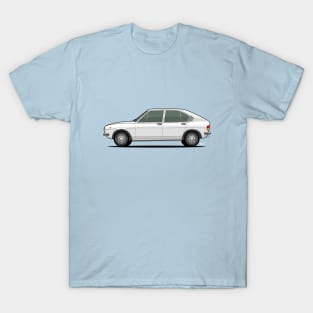 Alfasud side profile drawing - White T-Shirt